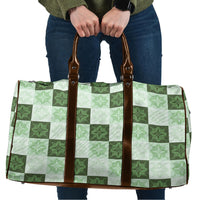 Sage Green Manta Ray Hawaiian Quilt Motif Travel Bag LT05 Green - Polynesian Pride