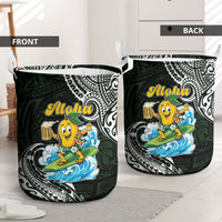 Aloha Hawaii Mango Surfing Laundry Basket Polynesian Style LT05 - Polynesian Pride