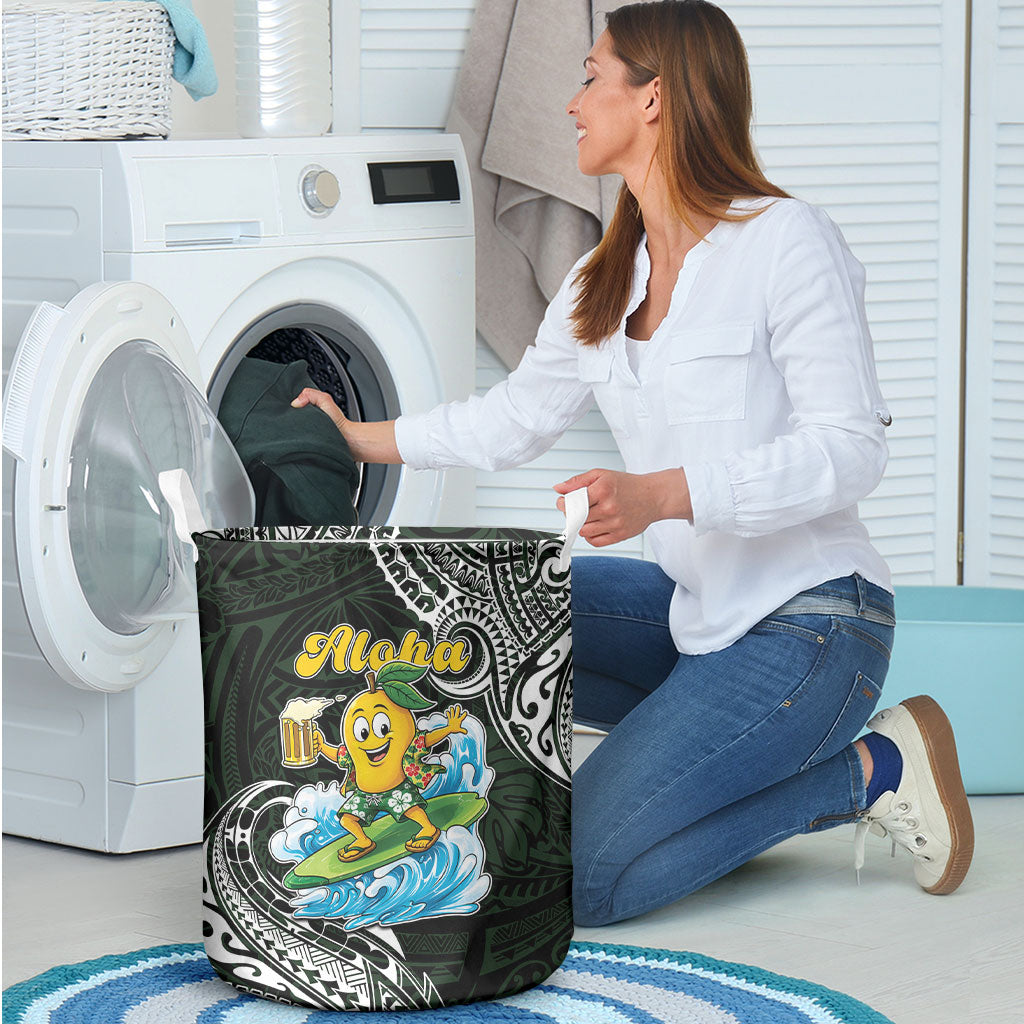 Aloha Hawaii Mango Surfing Laundry Basket Polynesian Style LT05 - Polynesian Pride