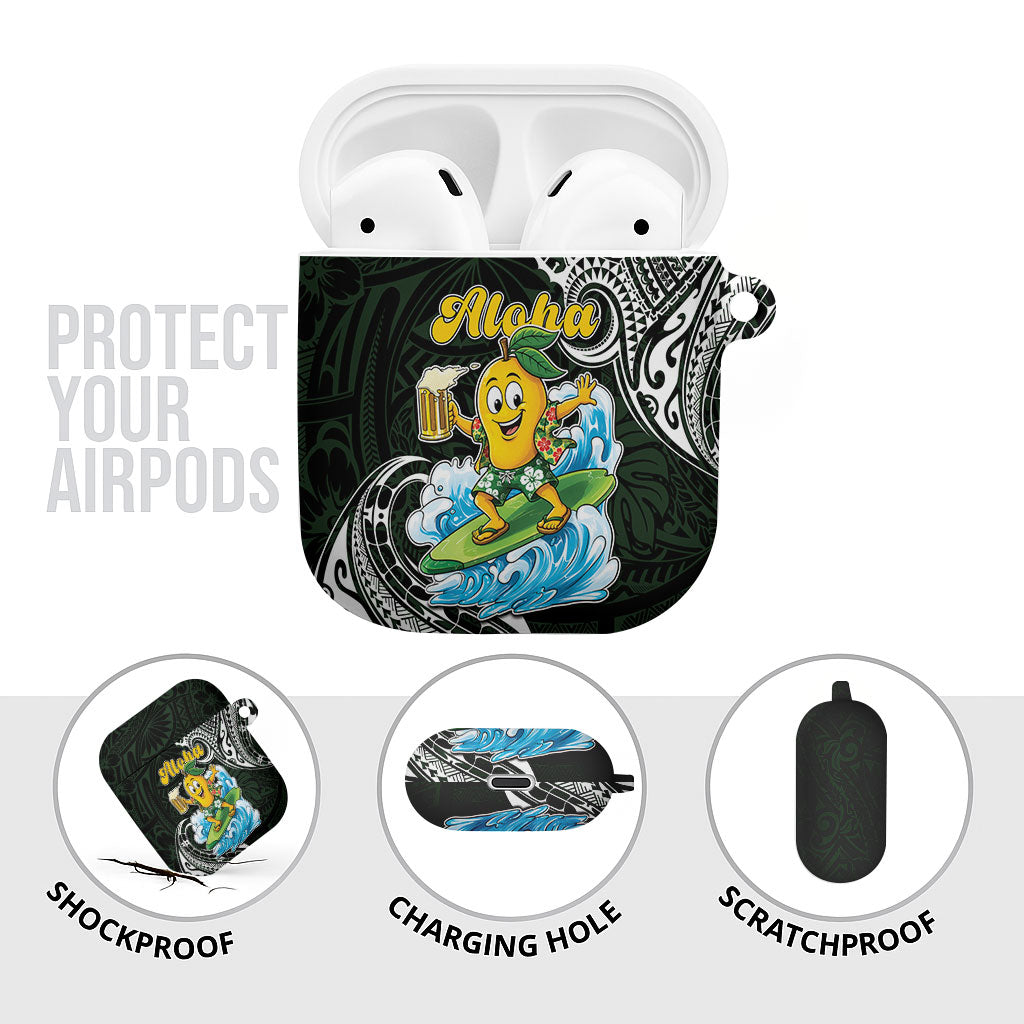 Aloha Hawaii Mango Surfing AirPods Case Polynesian Style LT05 - Polynesian Pride