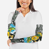 Aloha Hawaii Mango Surfing Arm Sleeves Polynesian Style LT05 - Polynesian Pride
