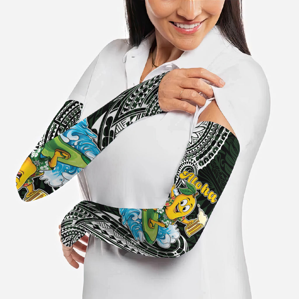 Aloha Hawaii Mango Surfing Arm Sleeves Polynesian Style LT05 - Polynesian Pride