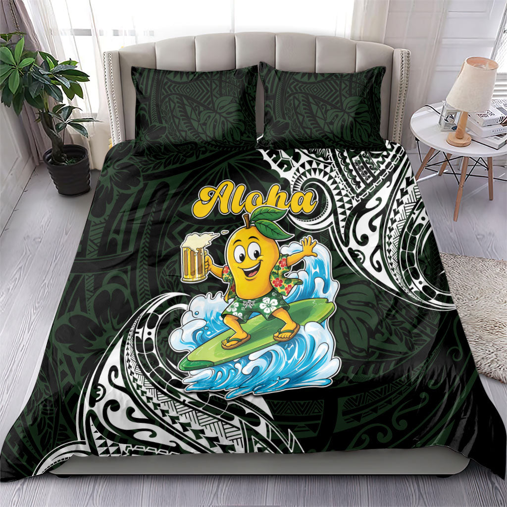 Aloha Hawaii Mango Surfing Bedding Set Polynesian Style LT05 - Polynesian Pride
