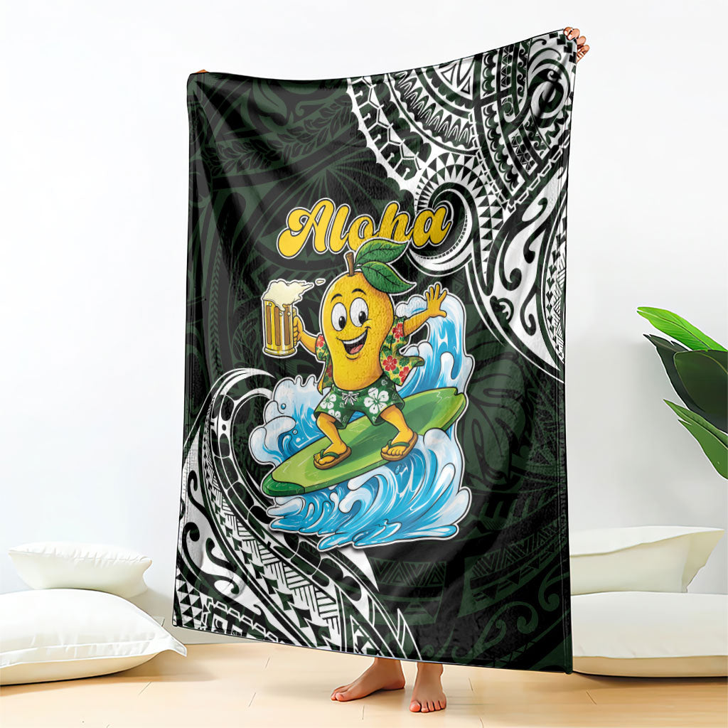 Aloha Hawaii Mango Surfing Blanket Polynesian Style LT05 - Polynesian Pride