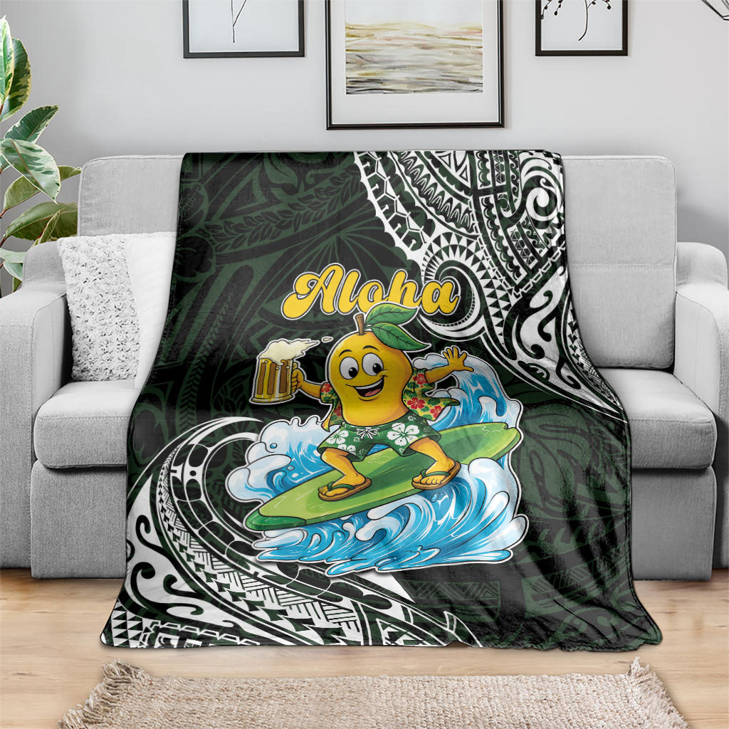 Aloha Hawaii Mango Surfing Blanket Polynesian Style LT05 - Polynesian Pride