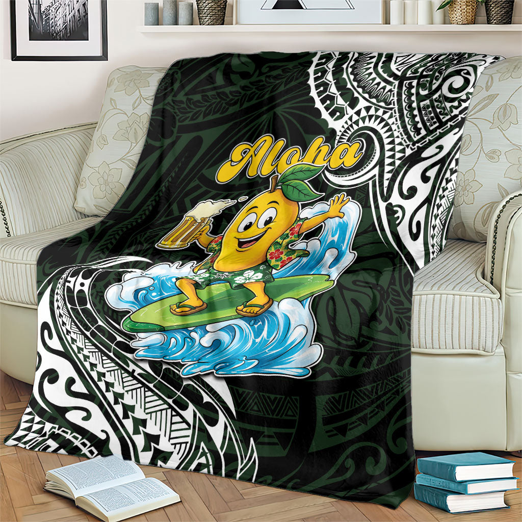 Aloha Hawaii Mango Surfing Blanket Polynesian Style LT05 - Polynesian Pride