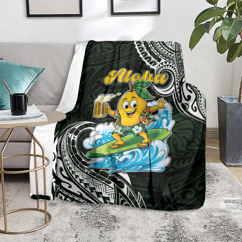 Aloha Hawaii Mango Surfing Blanket Polynesian Style LT05 - Polynesian Pride