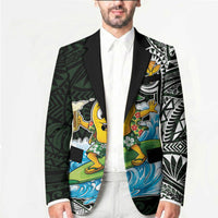 Aloha Hawaii Mango Surfing Blazer Polynesian Style LT05 - Polynesian Pride