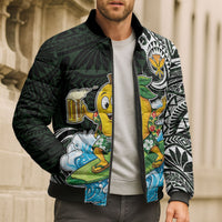Aloha Hawaii Mango Surfing Bomber Puffer Jacket Polynesian Style LT05 - Polynesian Pride
