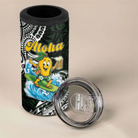 Aloha Hawaii Mango Surfing 4 in 1 Can Cooler Tumbler Polynesian Style LT05 - Polynesian Pride
