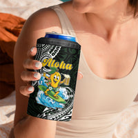 Aloha Hawaii Mango Surfing 4 in 1 Can Cooler Tumbler Polynesian Style LT05 - Polynesian Pride