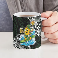 Aloha Hawaii Mango Surfing Ceramic Mug Polynesian Style LT05 - Polynesian Pride