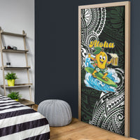 Aloha Hawaii Mango Surfing Door Cover Polynesian Style LT05 - Polynesian Pride