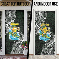 Aloha Hawaii Mango Surfing Door Cover Polynesian Style LT05 - Polynesian Pride