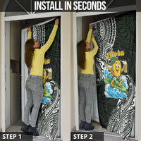 Aloha Hawaii Mango Surfing Door Cover Polynesian Style LT05 - Polynesian Pride