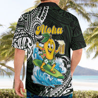 Aloha Hawaii Mango Surfing Hawaiian Shirt Polynesian Style LT05 - Polynesian Pride