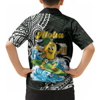 Aloha Hawaii Mango Surfing Hawaiian Shirt Polynesian Style LT05 - Polynesian Pride