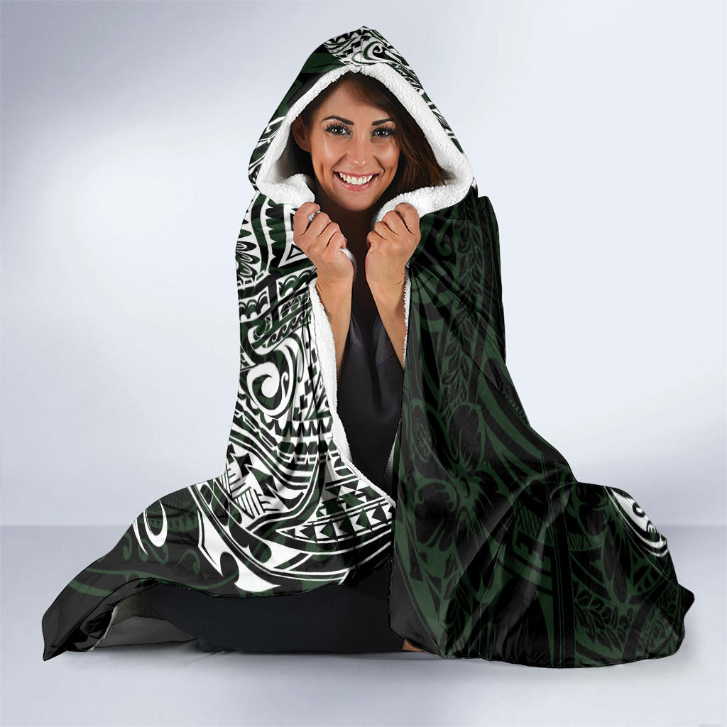 Aloha Hawaii Mango Surfing Hooded Blanket Polynesian Style LT05 - Polynesian Pride