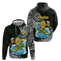 Aloha Hawaii Mango Surfing Hoodie Polynesian Style LT05 - Polynesian Pride