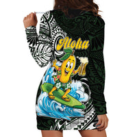 Aloha Hawaii Mango Surfing Hoodie Dress Polynesian Style LT05 - Polynesian Pride