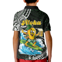 Aloha Hawaii Mango Surfing Kid Polo Shirt Polynesian Style LT05 - Polynesian Pride