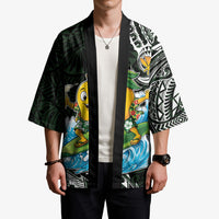Aloha Hawaii Mango Surfing Kimono Polynesian Style LT05 - Polynesian Pride