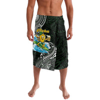 Aloha Hawaii Mango Surfing Lavalava Polynesian Style LT05 Black - Polynesian Pride