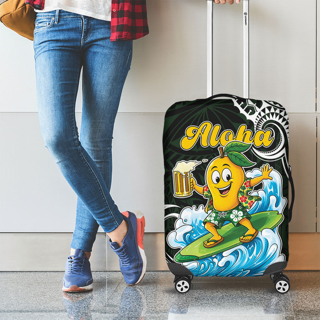 Aloha Hawaii Mango Surfing Luggage Cover Polynesian Style LT05 - Polynesian Pride