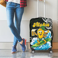 Aloha Hawaii Mango Surfing Luggage Cover Polynesian Style LT05 - Polynesian Pride