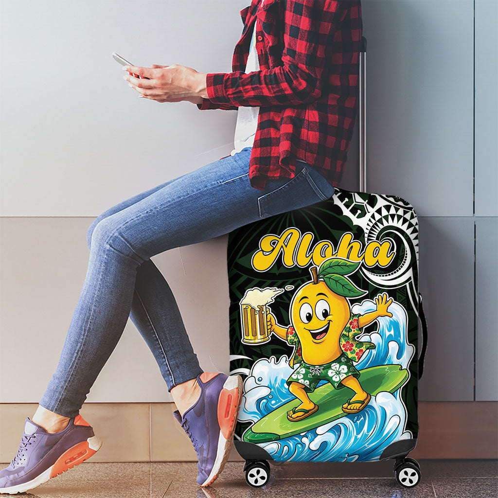 Aloha Hawaii Mango Surfing Luggage Cover Polynesian Style LT05 - Polynesian Pride