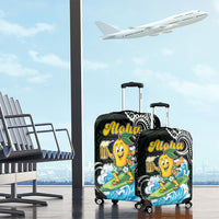Aloha Hawaii Mango Surfing Luggage Cover Polynesian Style LT05 - Polynesian Pride