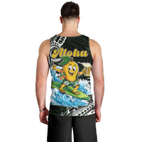 Aloha Hawaii Mango Surfing Men Tank Top Polynesian Style LT05 - Polynesian Pride