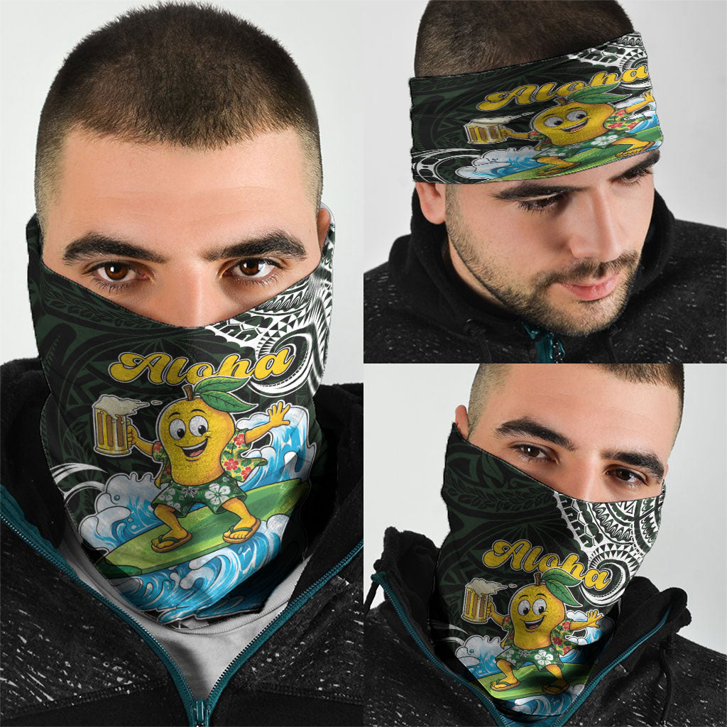 Aloha Hawaii Mango Surfing Neck Gaiter Polynesian Style LT05 - Polynesian Pride