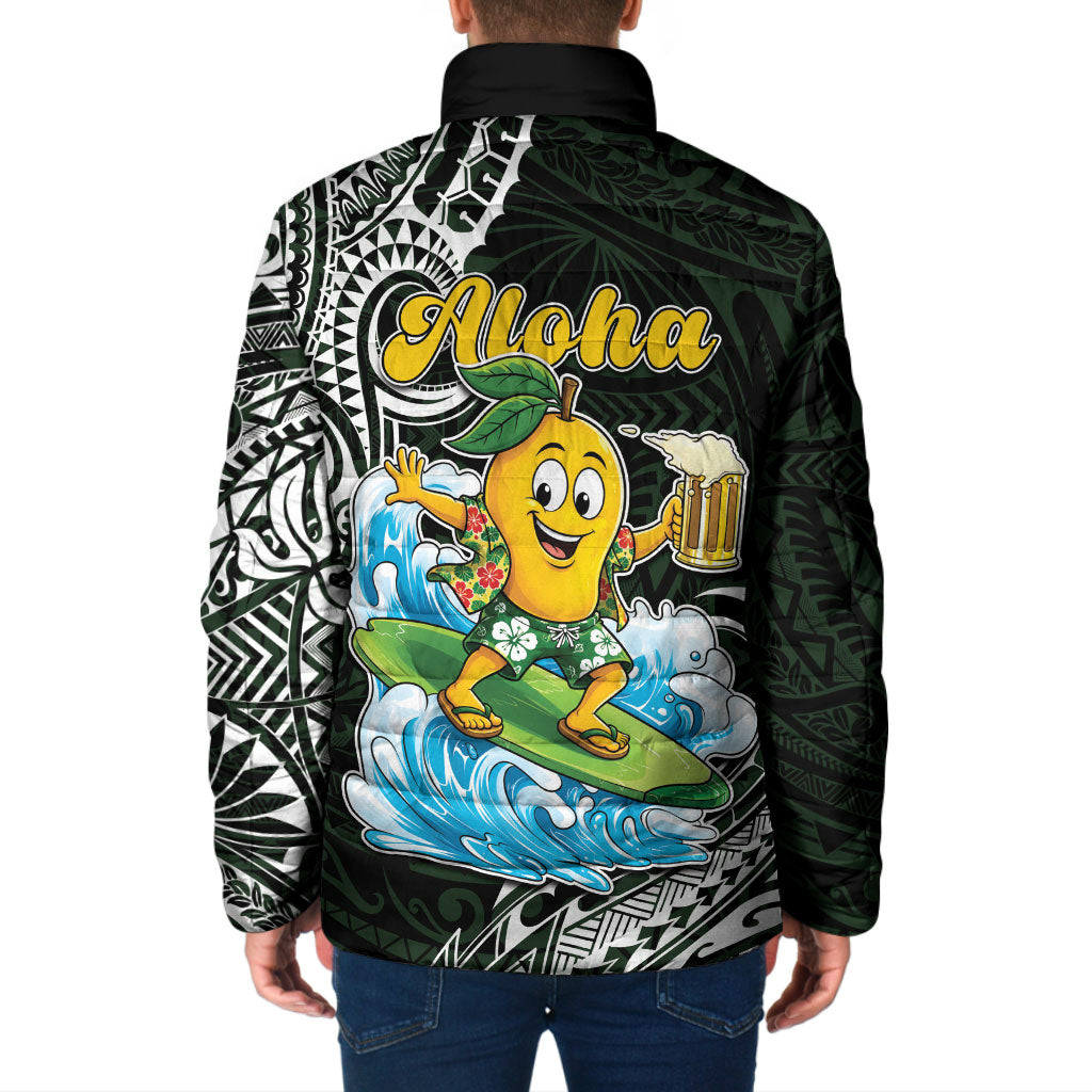 Aloha Hawaii Mango Surfing Padded Jacket Polynesian Style LT05 - Polynesian Pride