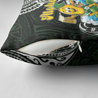 Aloha Hawaii Mango Surfing Pillow Cover Polynesian Style LT05 - Polynesian Pride
