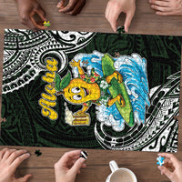 Aloha Hawaii Mango Surfing Puzzle Polynesian Style LT05 - Polynesian Pride