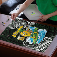 Aloha Hawaii Mango Surfing Puzzle Polynesian Style LT05 - Polynesian Pride