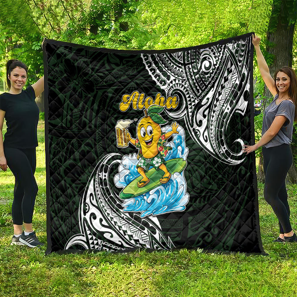 Aloha Hawaii Mango Surfing Quilt Polynesian Style LT05 - Polynesian Pride