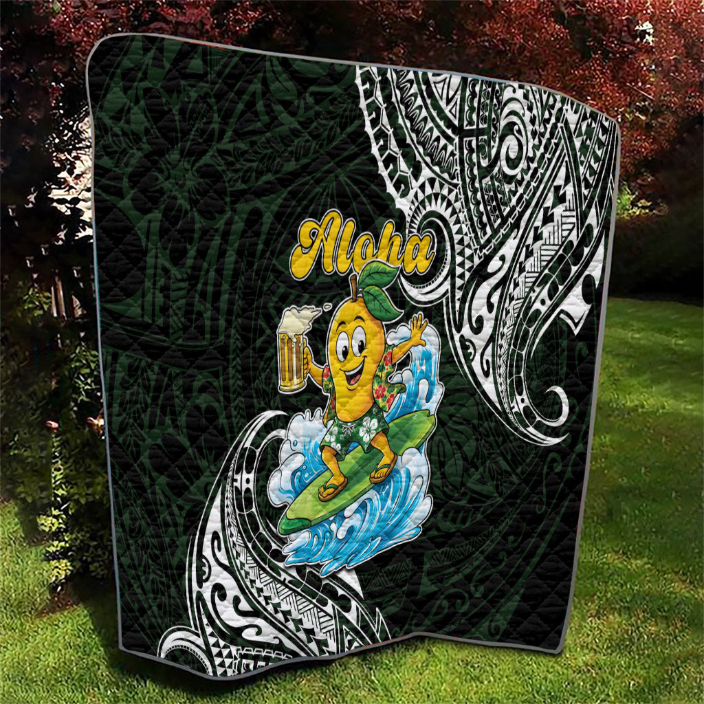 Aloha Hawaii Mango Surfing Quilt Polynesian Style LT05 - Polynesian Pride