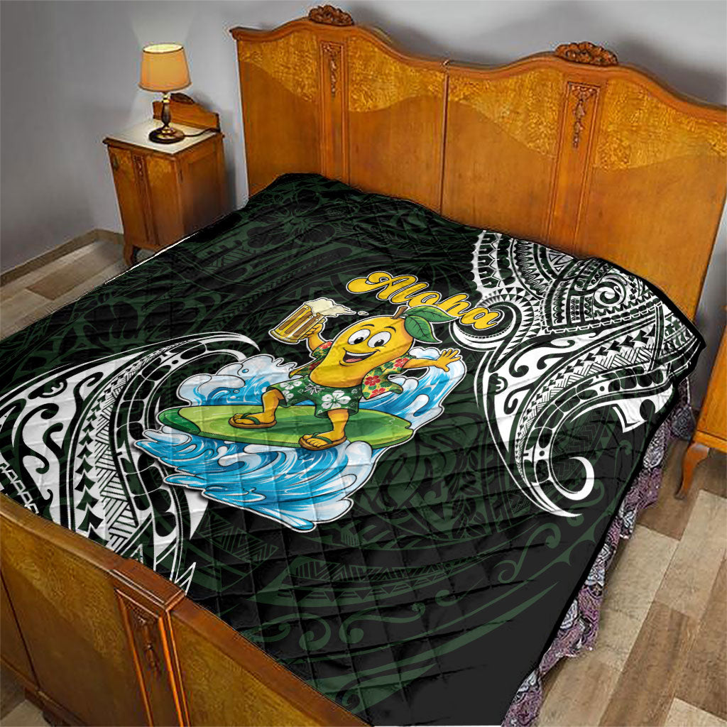 Aloha Hawaii Mango Surfing Quilt Polynesian Style LT05 - Polynesian Pride
