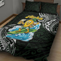 Aloha Hawaii Mango Surfing Quilt Bed Set Polynesian Style LT05 - Polynesian Pride