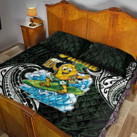 Aloha Hawaii Mango Surfing Quilt Bed Set Polynesian Style LT05 - Polynesian Pride