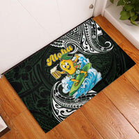 Aloha Hawaii Mango Surfing Rubber Doormat Polynesian Style LT05 - Polynesian Pride