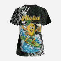 Aloha Hawaii Mango Surfing Scrub Top Polynesian Style LT05 - Polynesian Pride