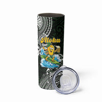 Aloha Hawaii Mango Surfing Skinny Tumbler Polynesian Style LT05 - Polynesian Pride