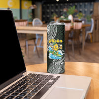 Aloha Hawaii Mango Surfing Skinny Tumbler Polynesian Style LT05 - Polynesian Pride