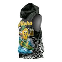 Aloha Hawaii Mango Surfing Sleeveless Hoodie Polynesian Style LT05 - Polynesian Pride