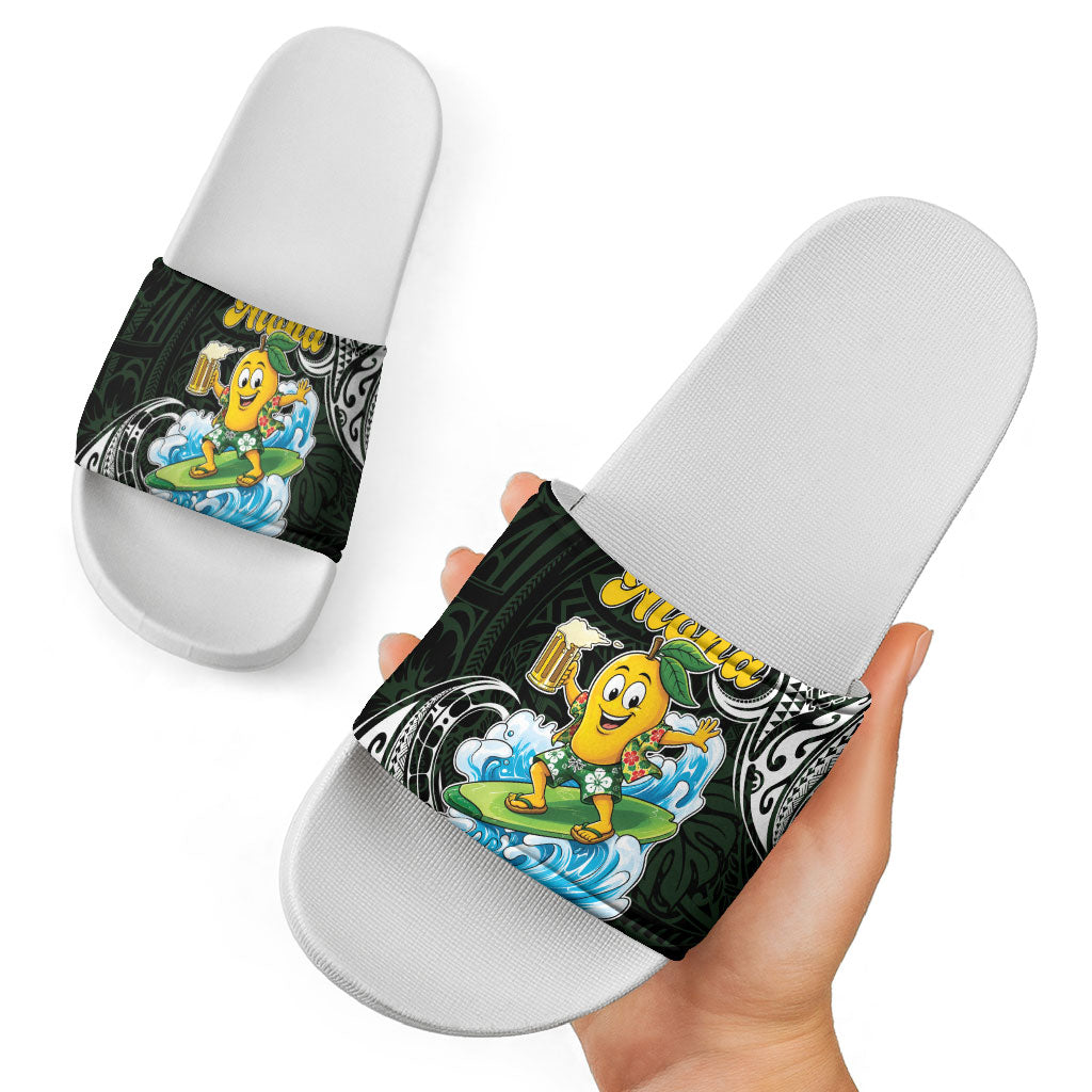 Aloha Hawaii Mango Surfing Slide Sandals Polynesian Style LT05 - Polynesian Pride