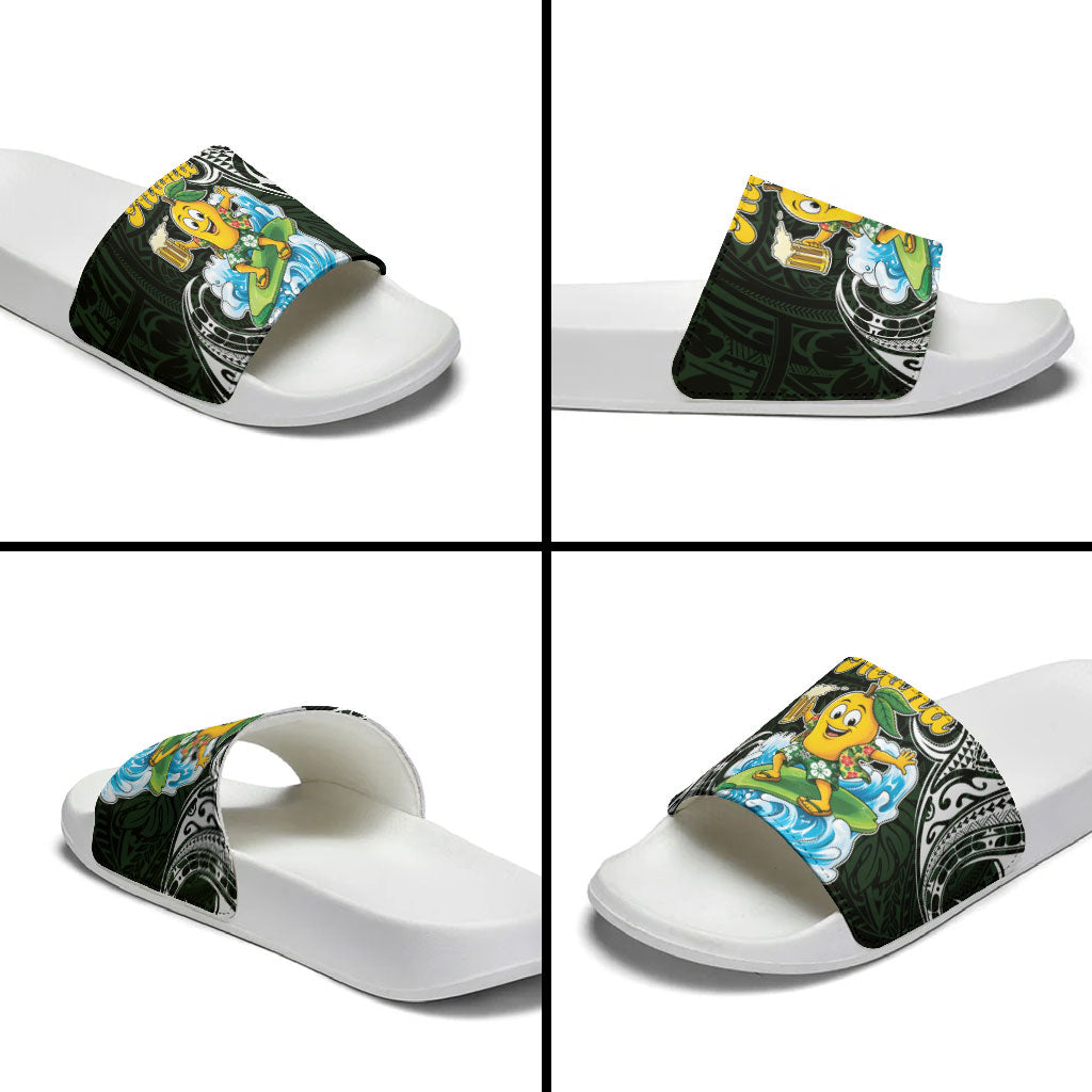 Aloha Hawaii Mango Surfing Slide Sandals Polynesian Style LT05 - Polynesian Pride