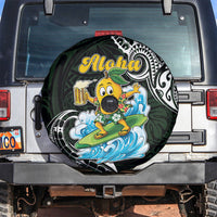 Aloha Hawaii Mango Surfing Spare Tire Cover Polynesian Style LT05 Black - Polynesian Pride